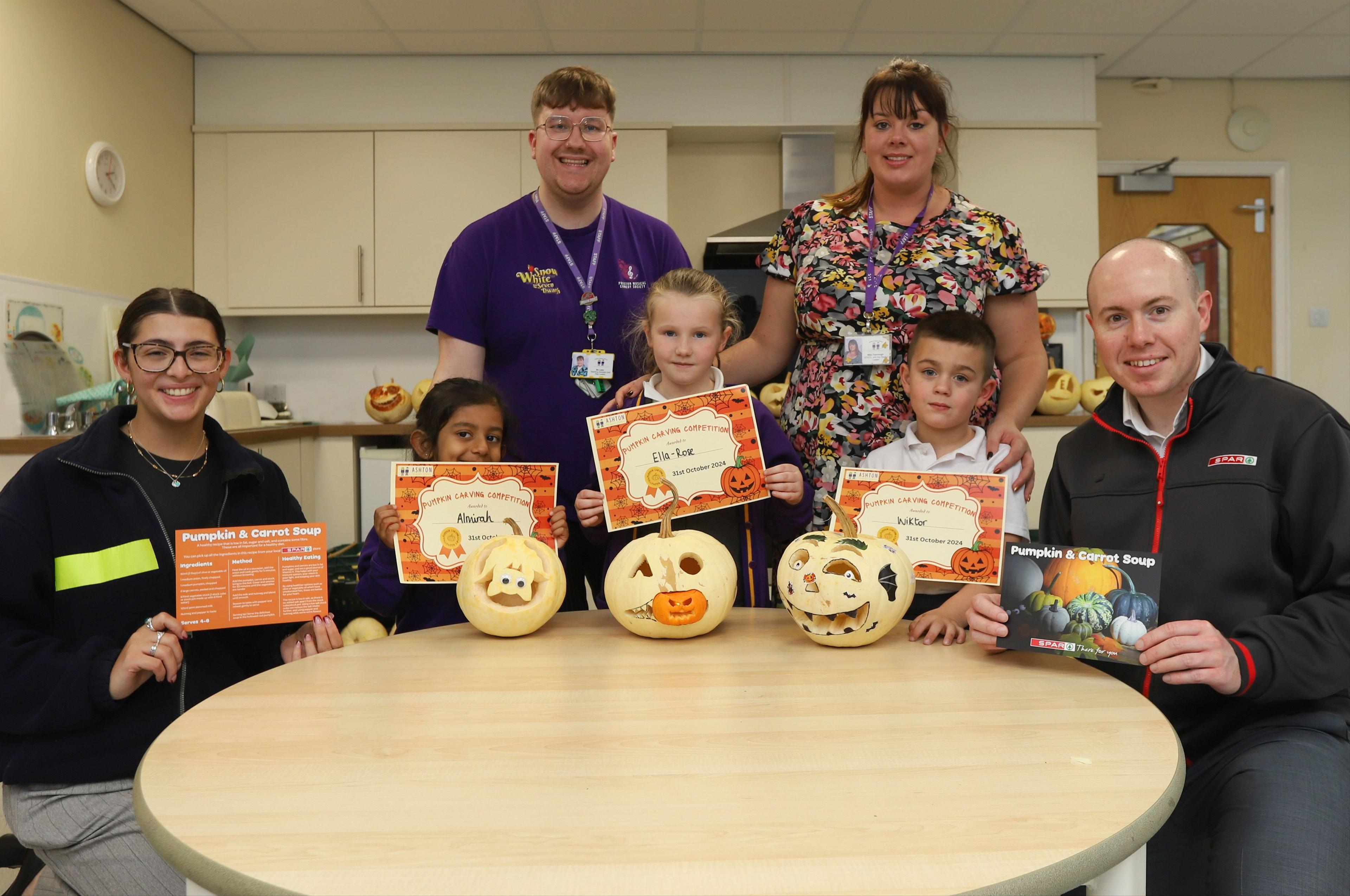 SPAR supports spooktacular activity at Preston primary school