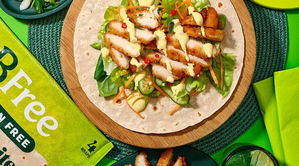 BFree launches gluten free white wraps acclaimed for softness