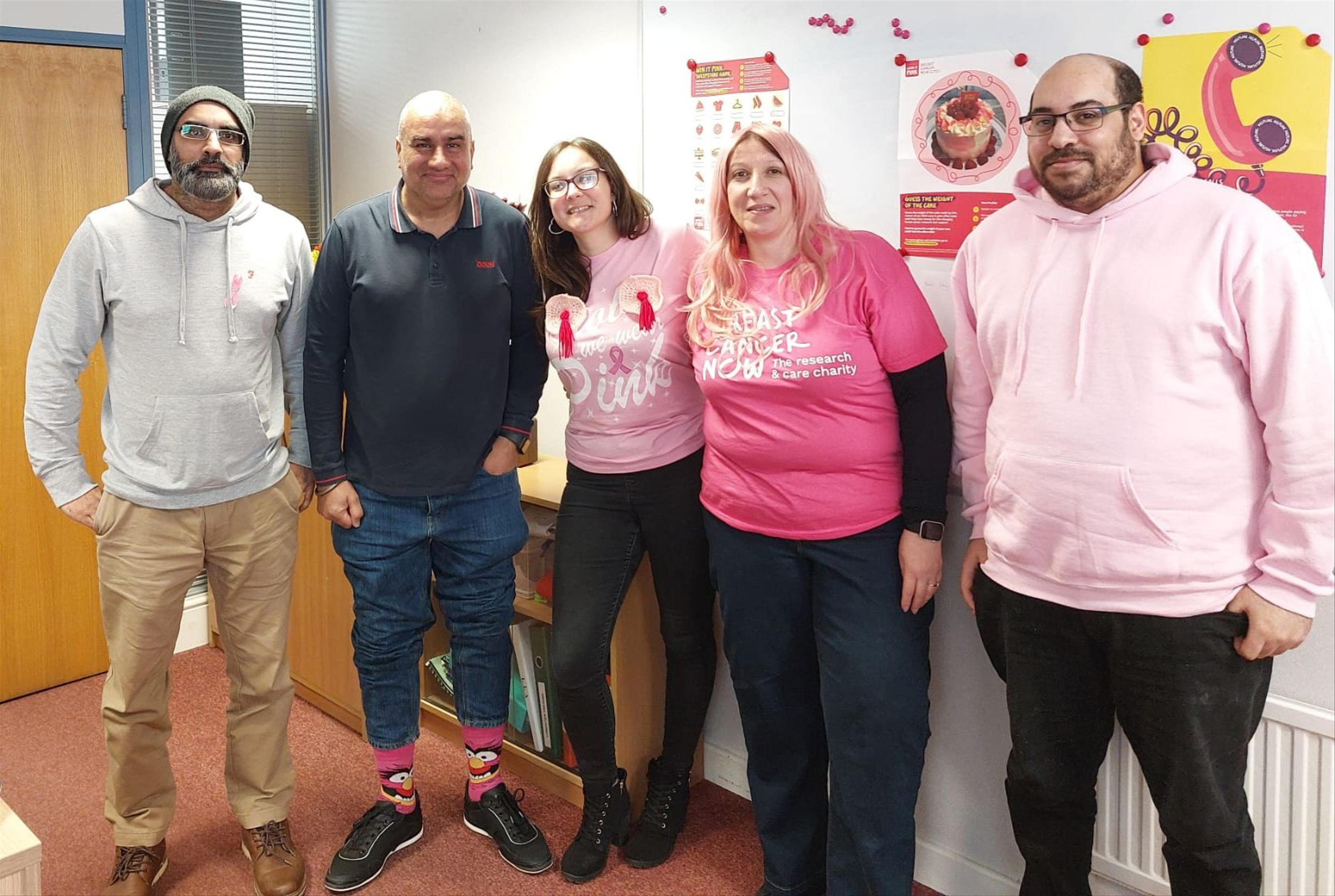 Volumatic employees ‘Wear It Pink’ to support Breast Cancer Now