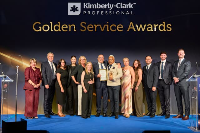 Peartree Cleaning celebrates double win at the Kimberly-Clark Professional Golden Service Awards
