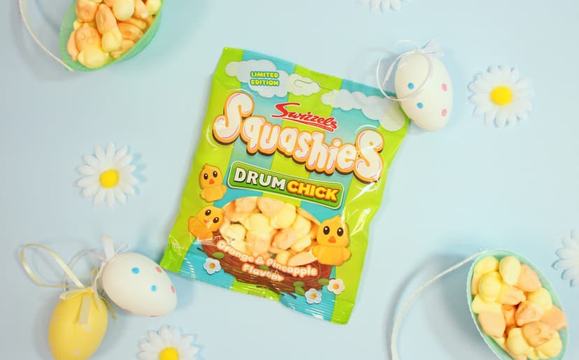 Swizzels refreshes Easter range with launch of Squashies Drumchick