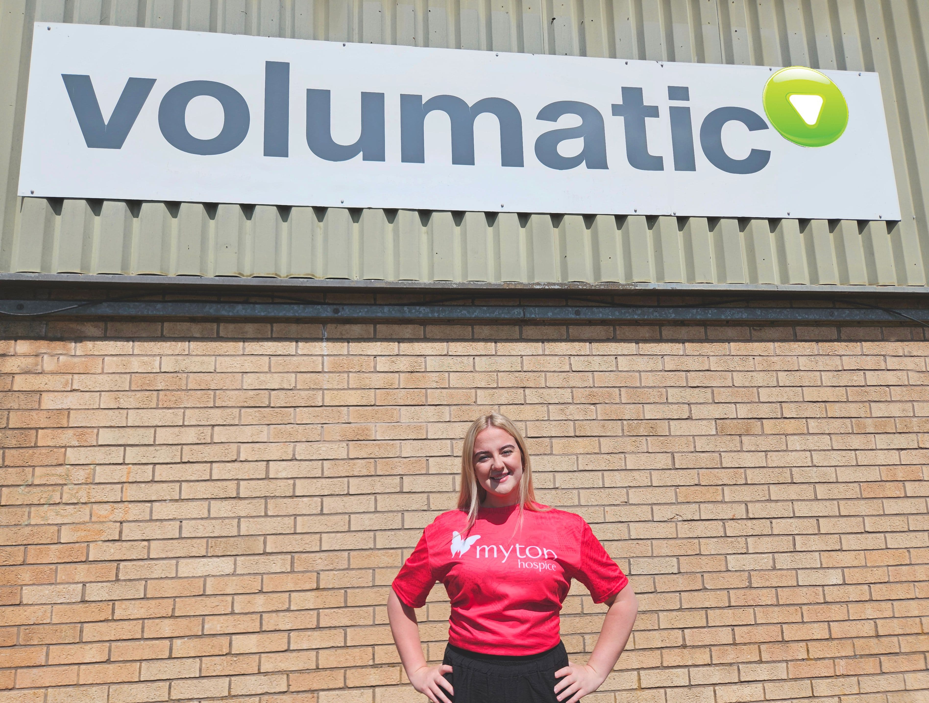 Volumatic supports employee’s charity skydive for Myton Hospice