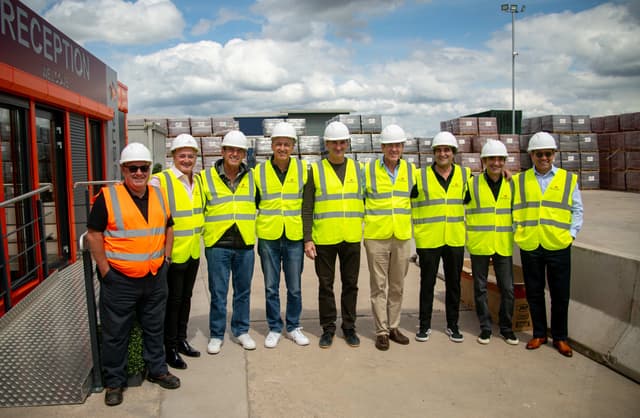 International board visits multimillion-pound roof tile factory