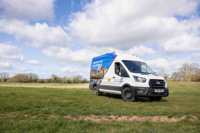 First all-terrain tyre for vans keeps wheels of UK electricity infrastructure turning for National Grid