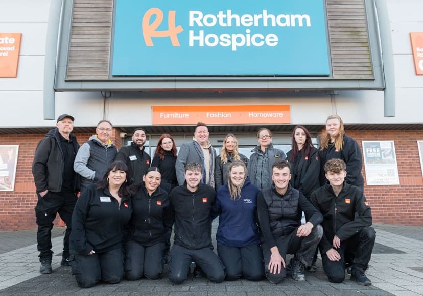 New B&Q store in Rotherham marks upcoming opening with hospice community day