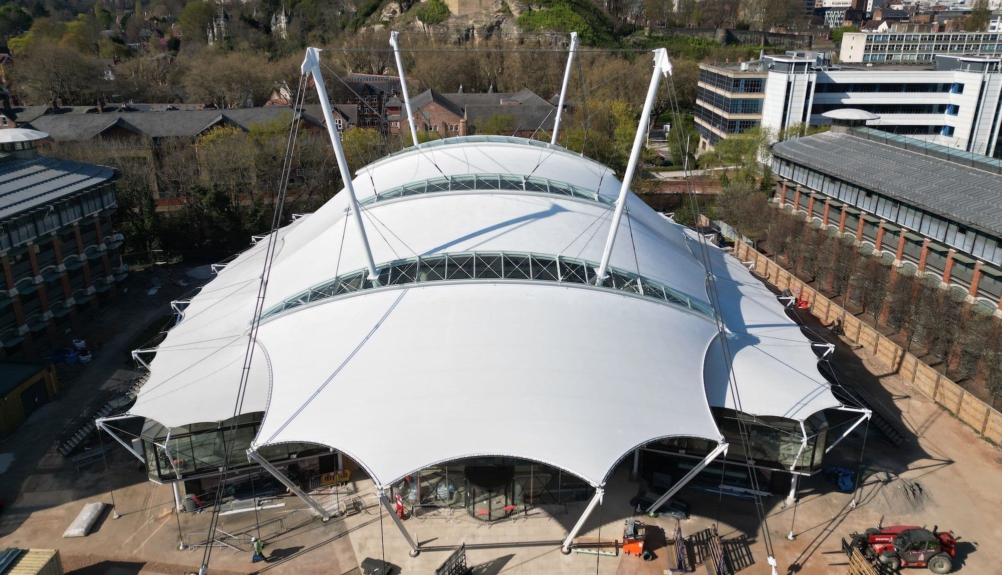 Pioneering roof replacement completes at University of Nottingham’s Central Building