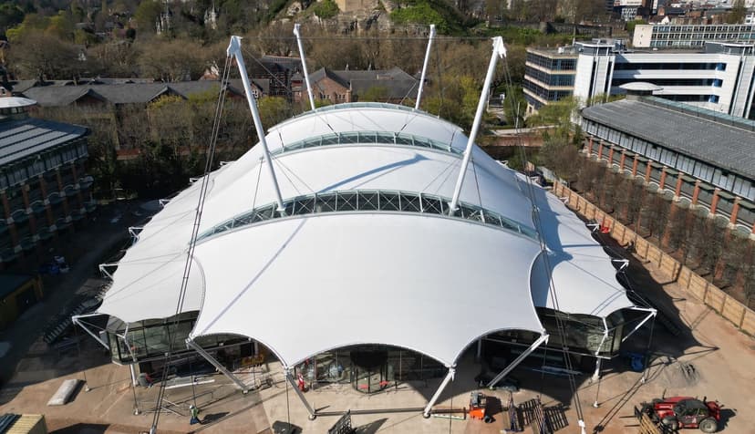 Pioneering roof replacement completes at University of Nottingham’s Central Building