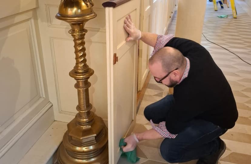 The Clean Space volunteers at Paddington Church as part of its social initiative