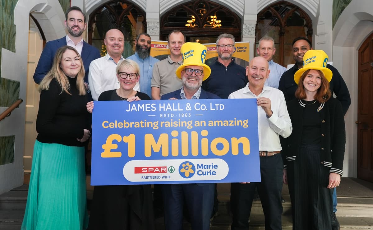 James Hall & Co. Ltd celebrates raising £1 million for Marie Curie