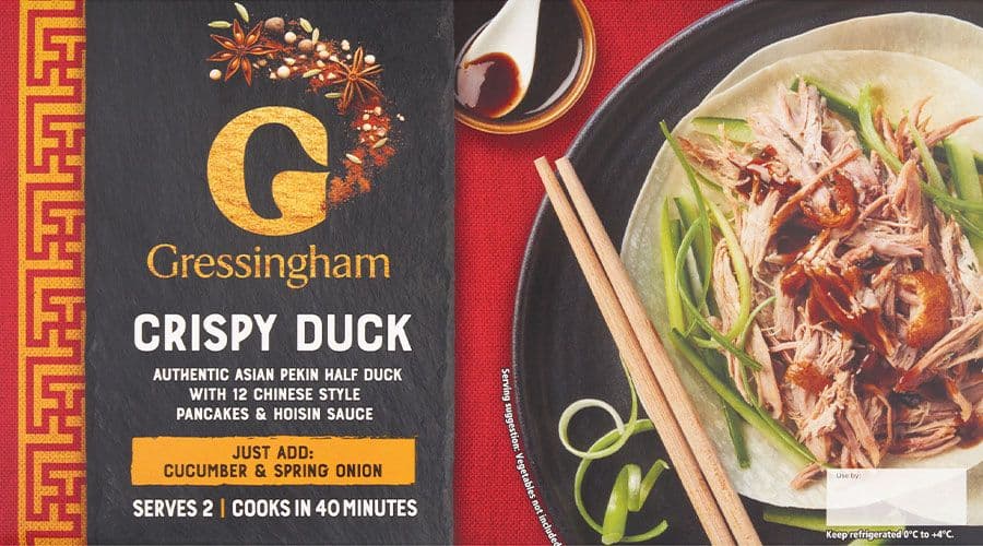 Gressingham Duck revamps crispy duck range