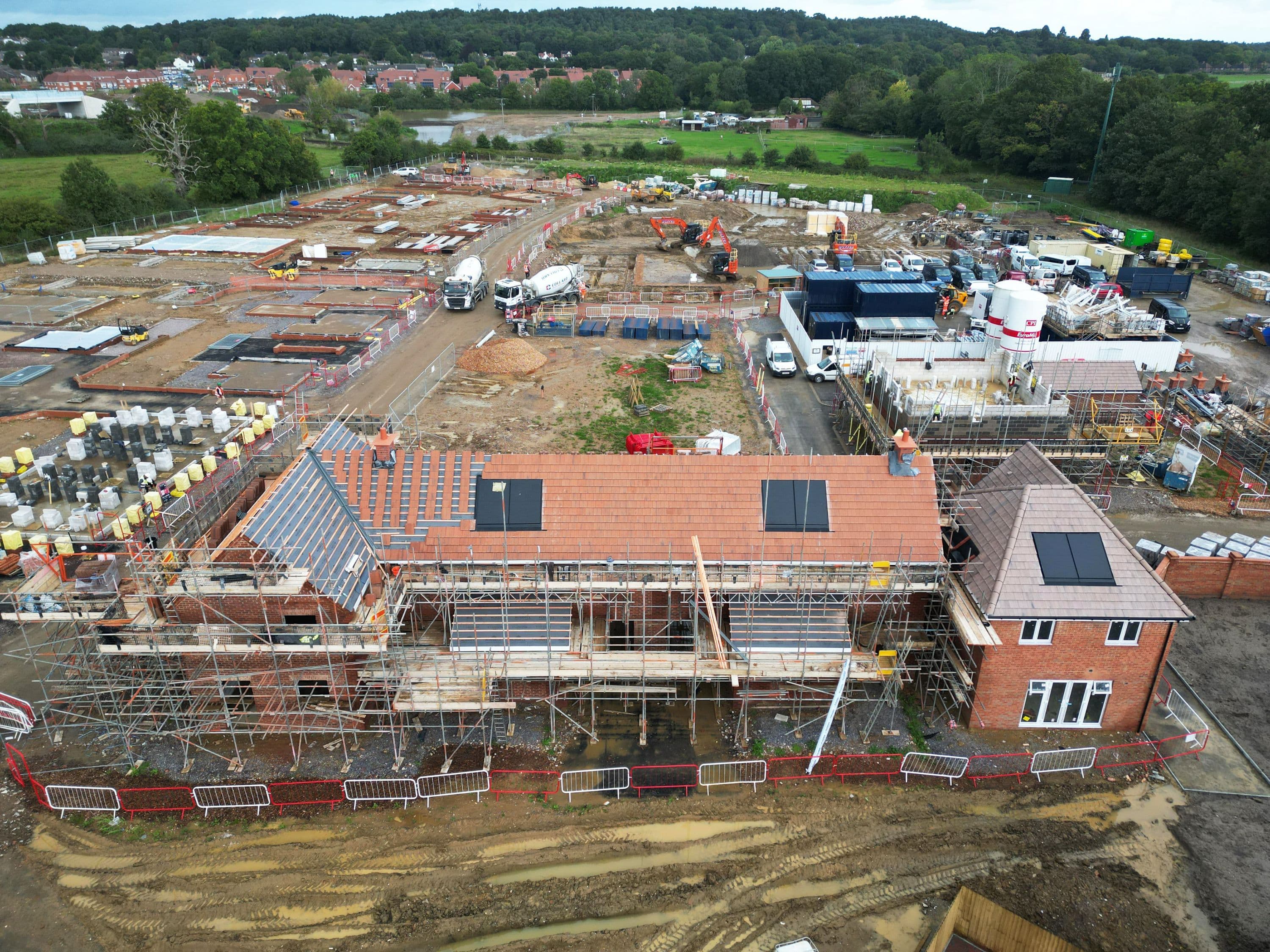 Roof system ensures consistent quality for south east development