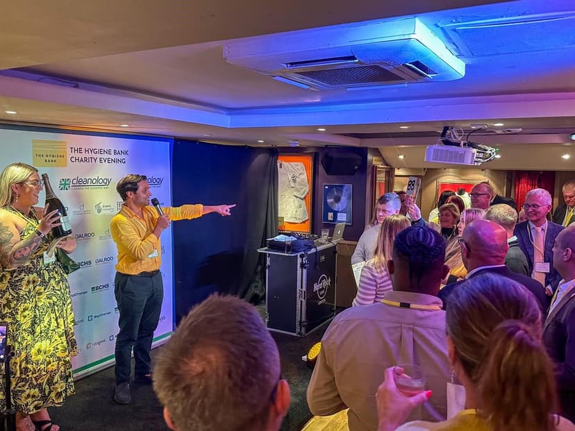 Cleanology’s annual charity fundraiser sets new record to reach £115,000 raised for The Hygiene Bank