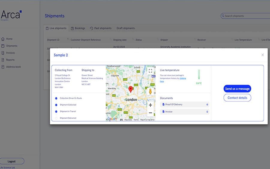 Arca BioLogistics partners with Cen Global to propel bio-science logistics into the 21st century