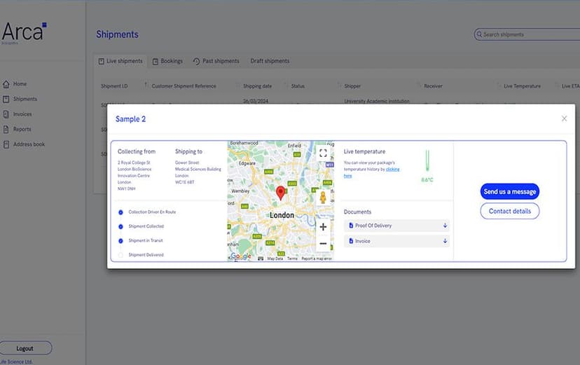 Arca BioLogistics partners with Cen Global to propel bio-science logistics into the 21st century