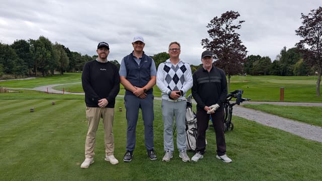 Teeing off for a fantastic cause