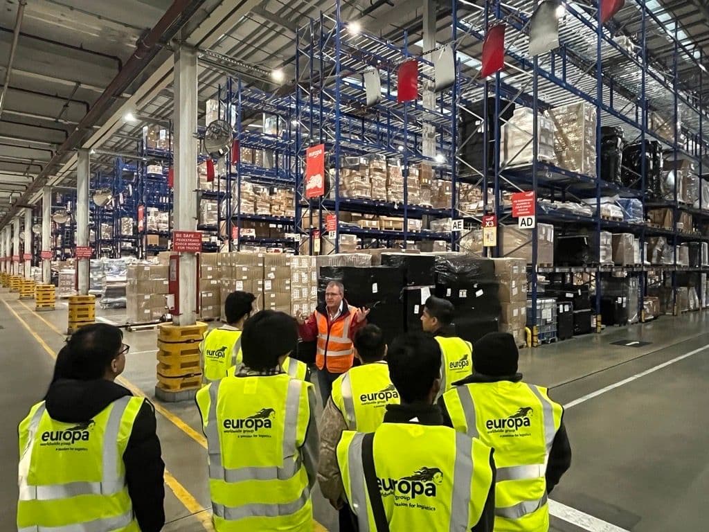 University of Kent students explore logistics in action