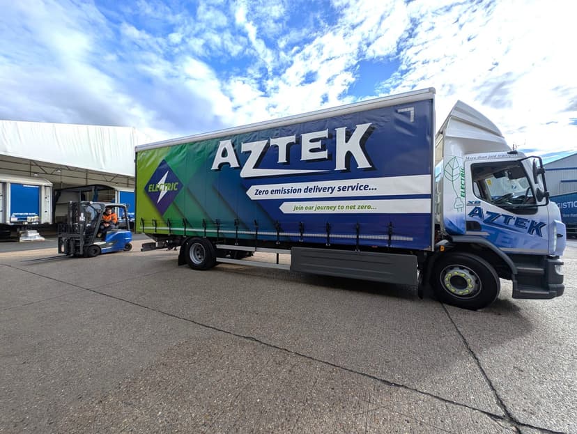 Aztek logistics goes electric
