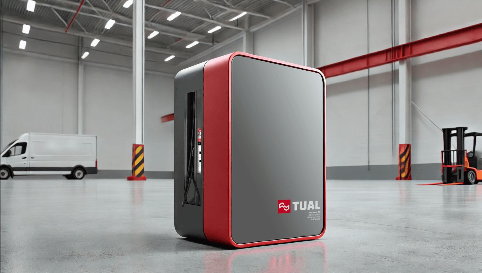 TUAL unveils Boost Charger powerbank to plug the energy gap at electric commercial-vehicle fleet sites